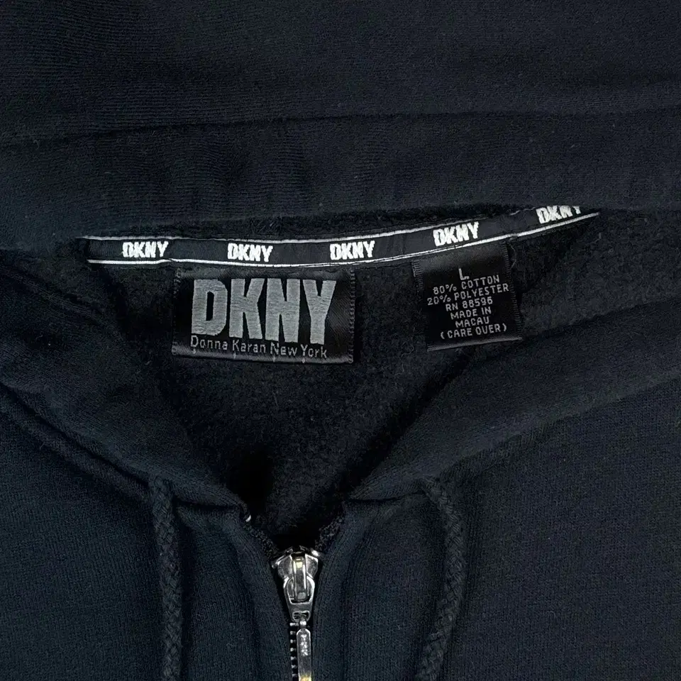 1990S 빈티지 DKNY 스웻후드집업