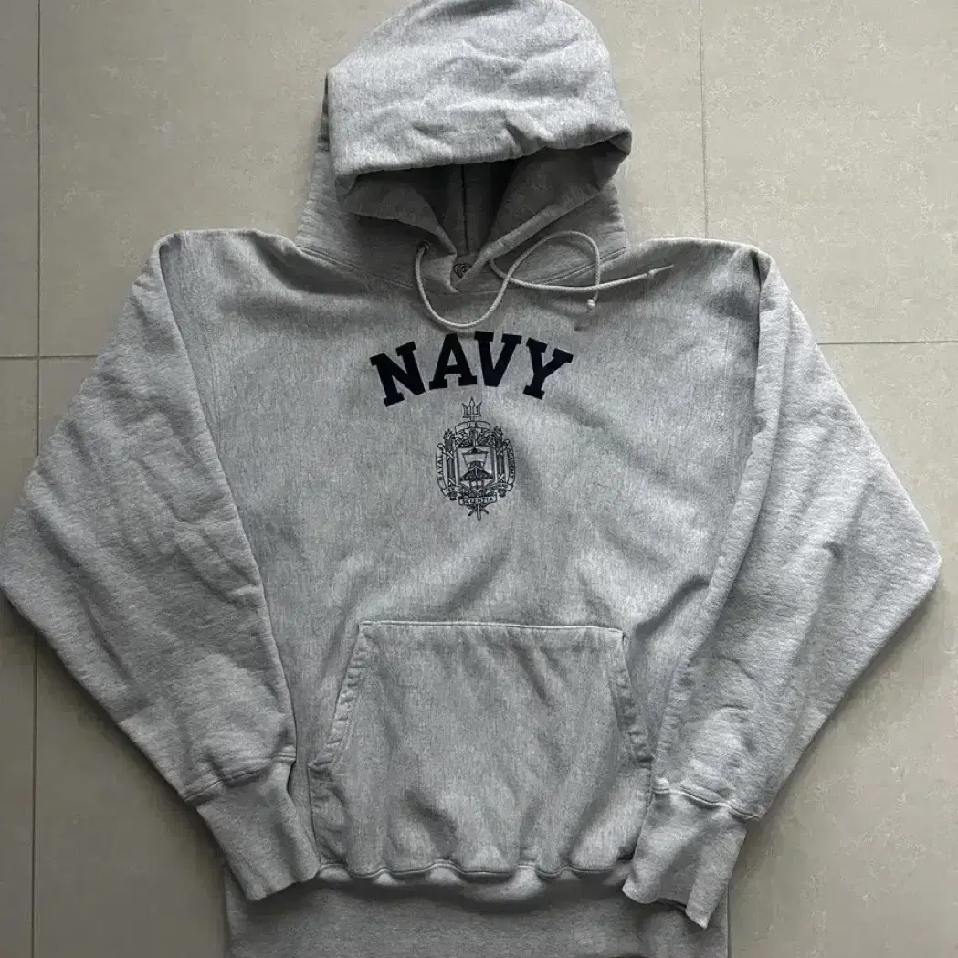 빈티지 NAVY 후디 스웻