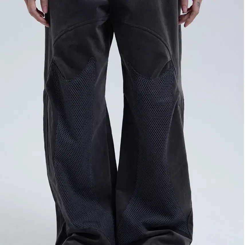 TCM corduroy mesh pants (charcoal)