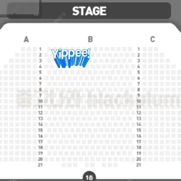 뮤지컬 알라딘 2/19 중블 2열 김준수 정성화 최지혜 회차