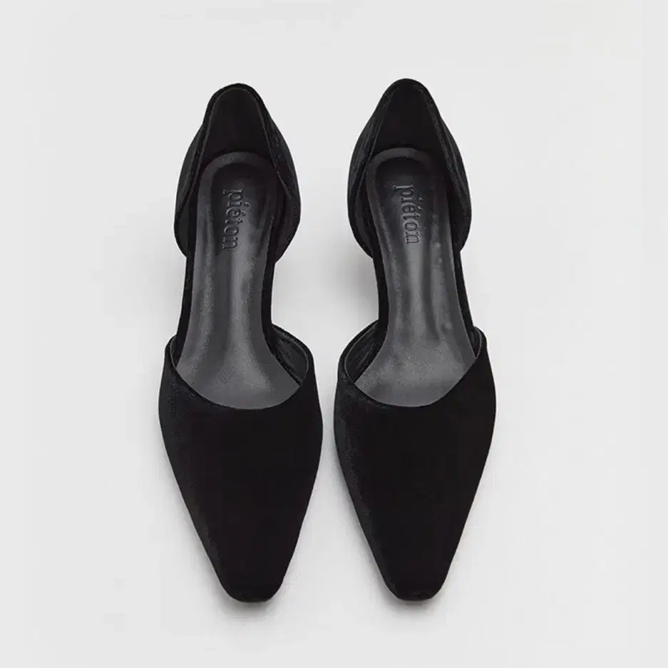 피에톤 GEILO dorsay pumps (black velvet)