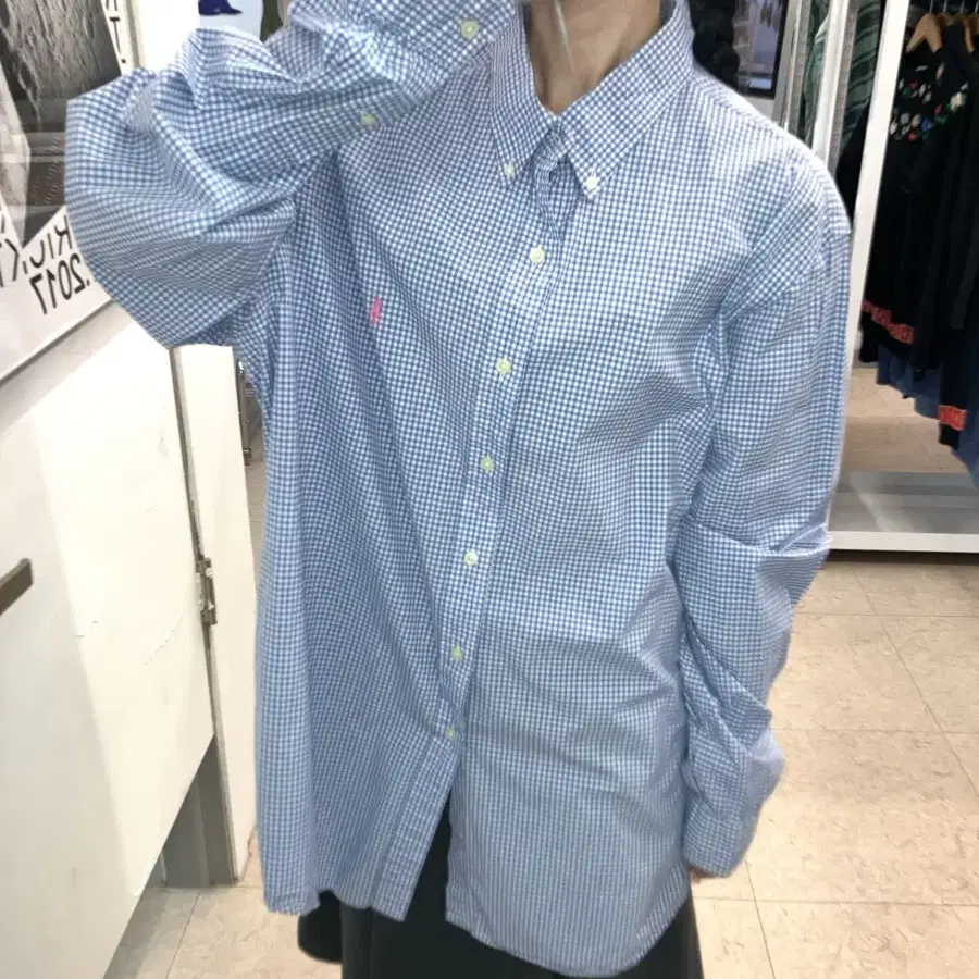 (2XL) POLO 폴로 랄프로렌 체크 셔츠