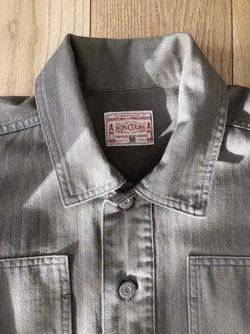 새상품급 봉크라 boncoura 풀오버 올리브 헤링본 38