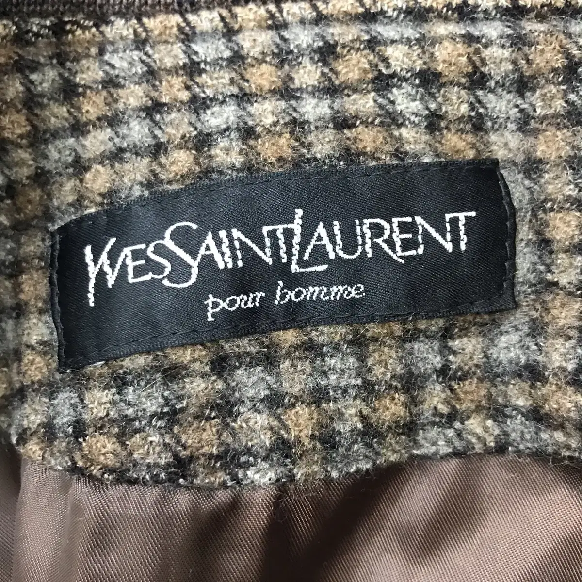 YSL 입생로랑 체크모직블루종 [95]