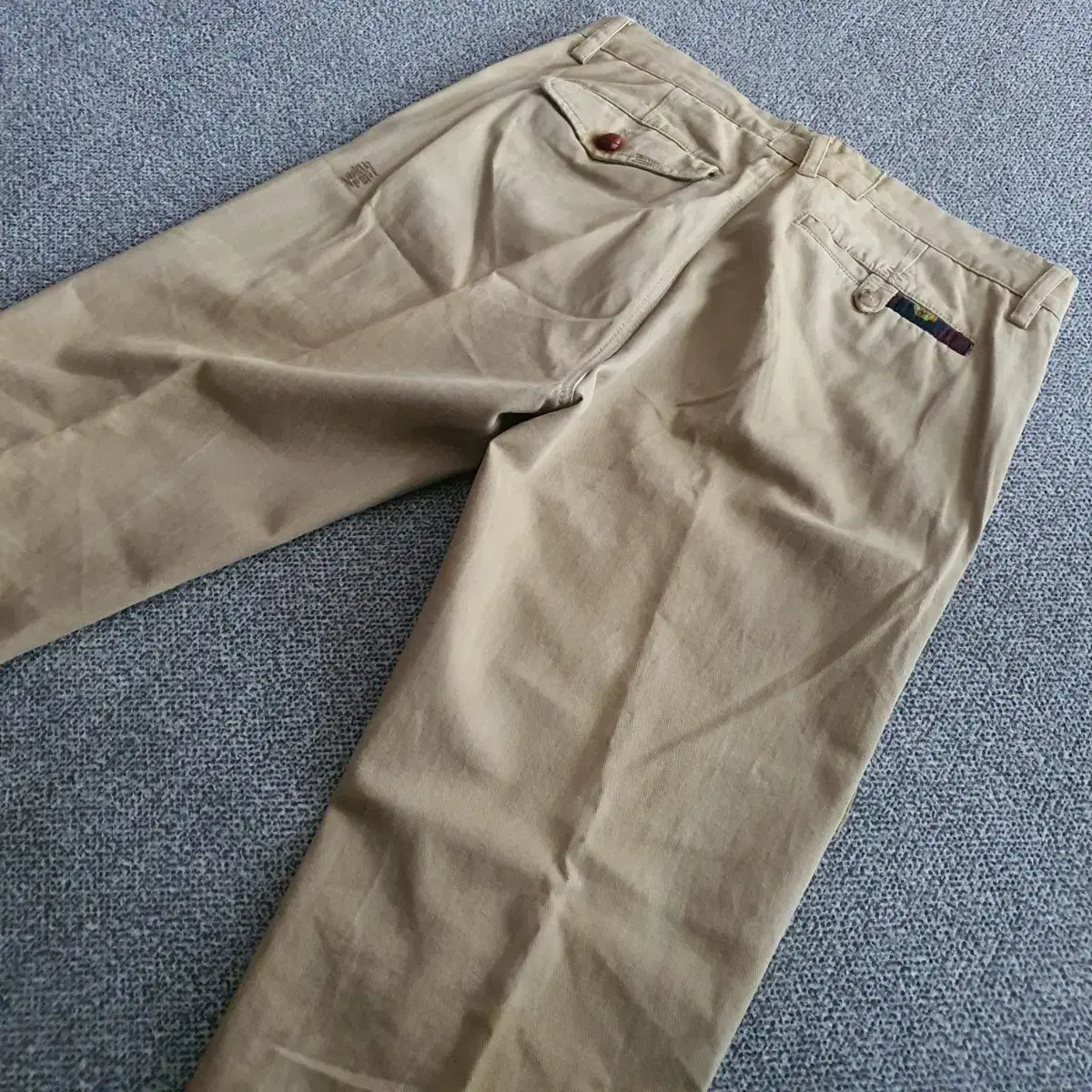 폴로 랄프로렌 Distressed patchwork chino pants