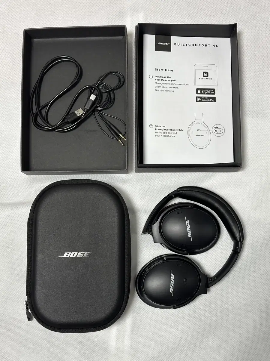 bose 보스 qc45 무선헤드폰