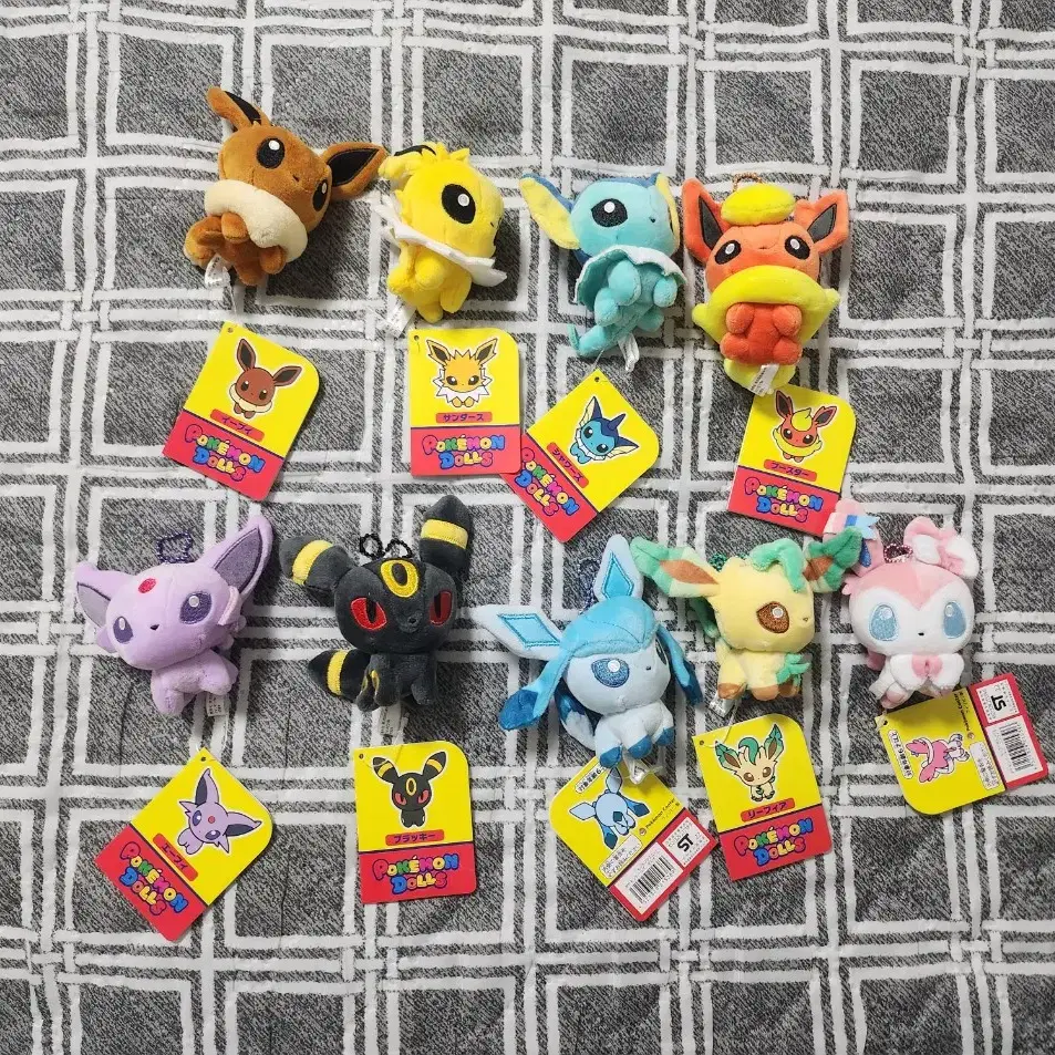 포켓몬 돌즈 (Pokemon dolls) 이브이즈 마스코트 인형 9종