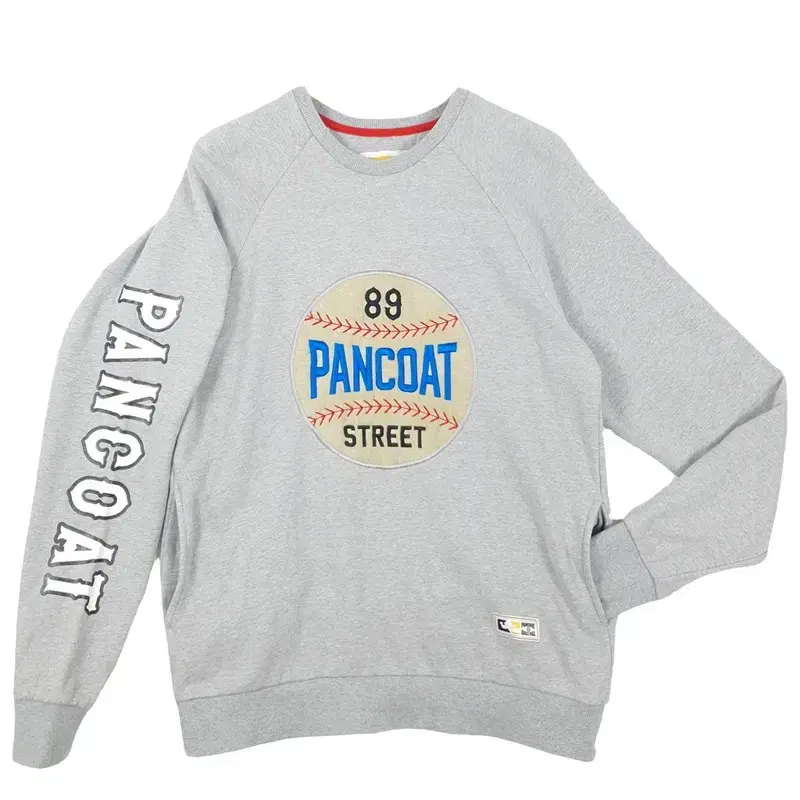 팬콧 PANCOAT 포켓 맨투맨 라이트 그레이 2200010