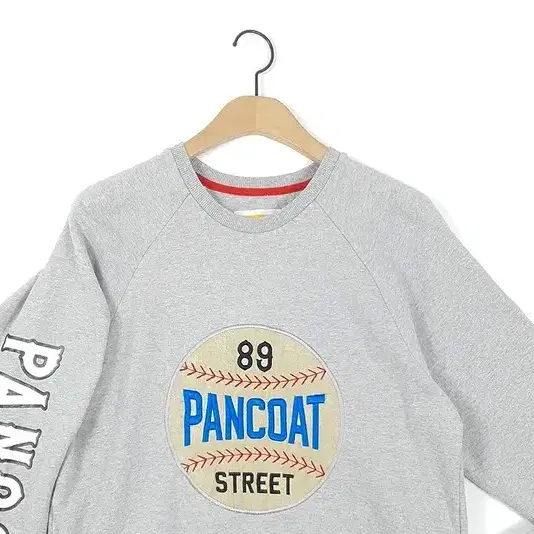 팬콧 PANCOAT 포켓 맨투맨 라이트 그레이 2200010