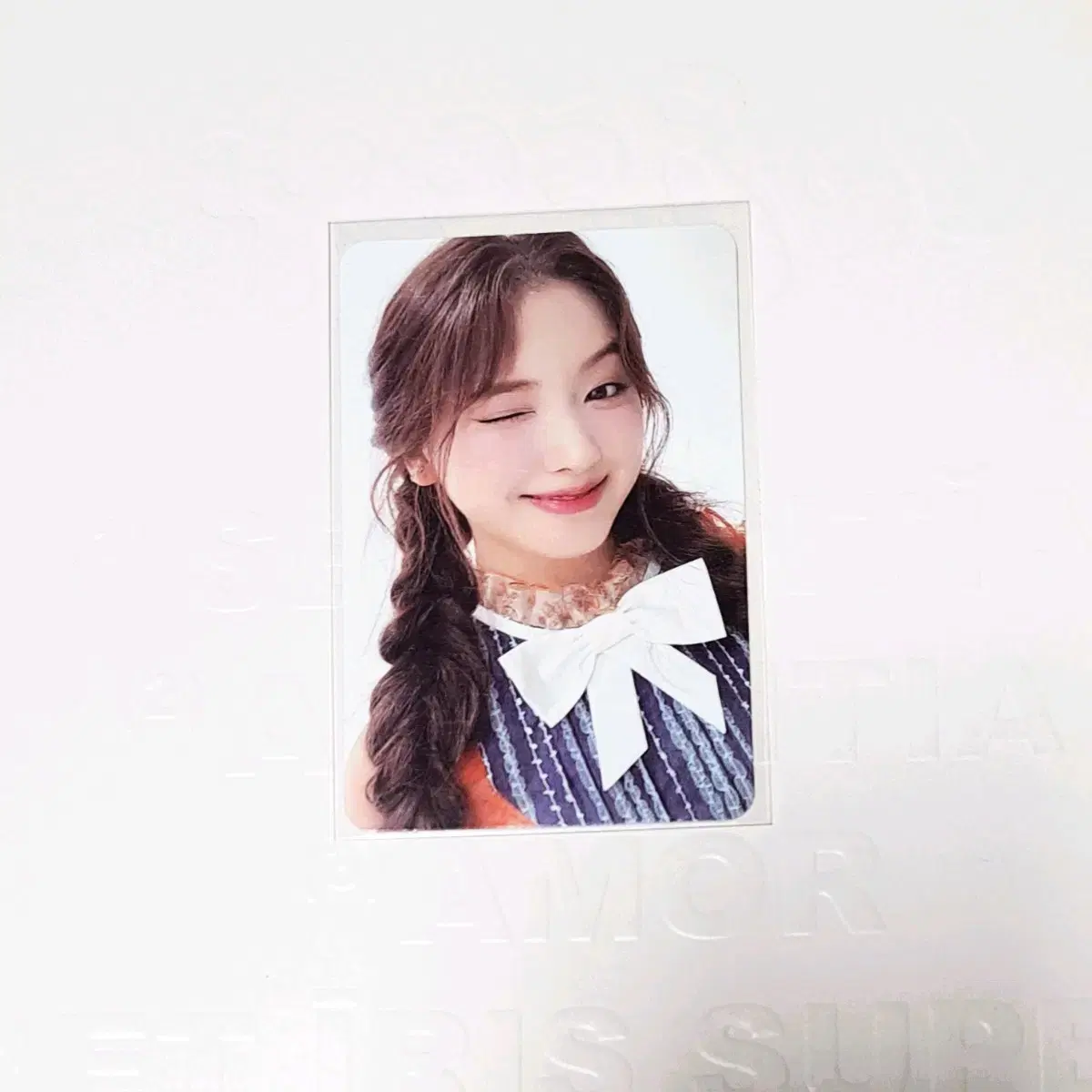 Nmixx jiwoo kim jiwoo photocard Photo kard