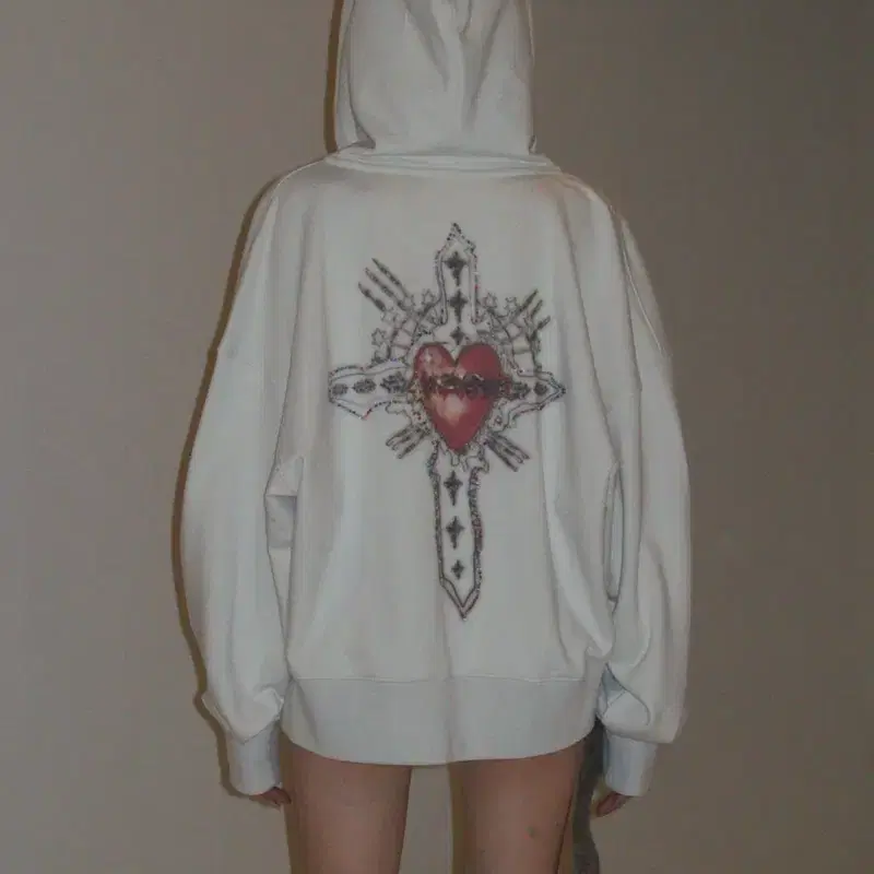 스컬프터 SCULPTOR Beaded Saint Hoodie Zip-Up