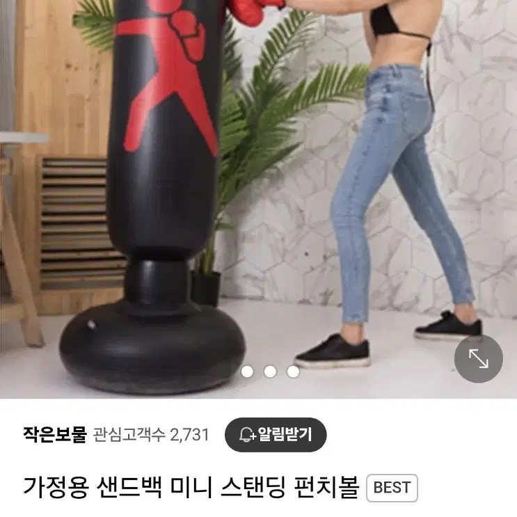 샌드백 판매 (글러브, 공기펌프 포함)