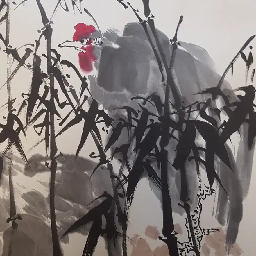 최여탁, "대길도", 136x68cm,2003년.