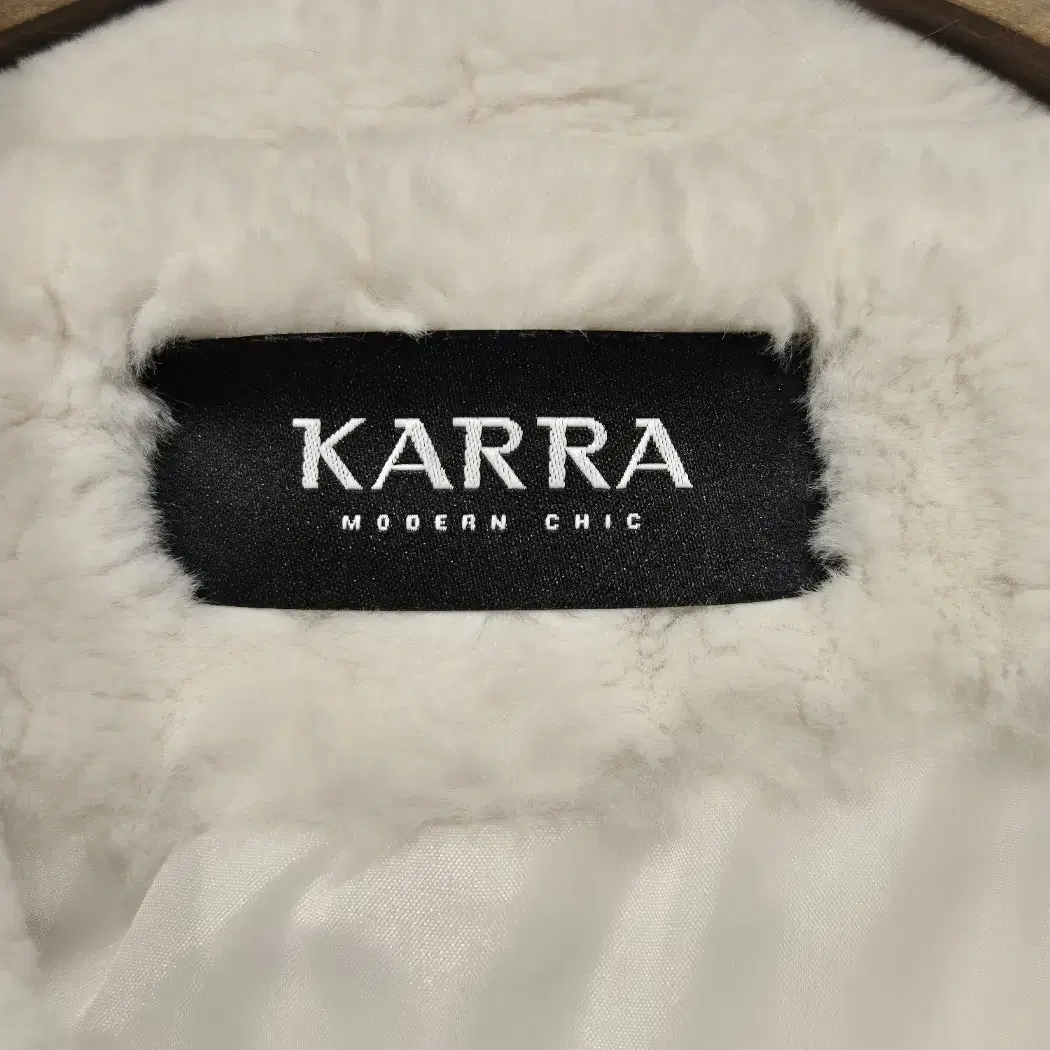 [여성FREE] KARRA 카라 오버핏 쉐르파 자켓 크림