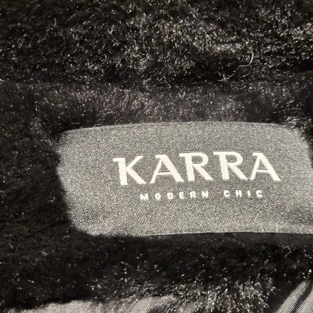 [여성FREE] KARRA 카라 오버핏 쉐르파 자켓 블랙