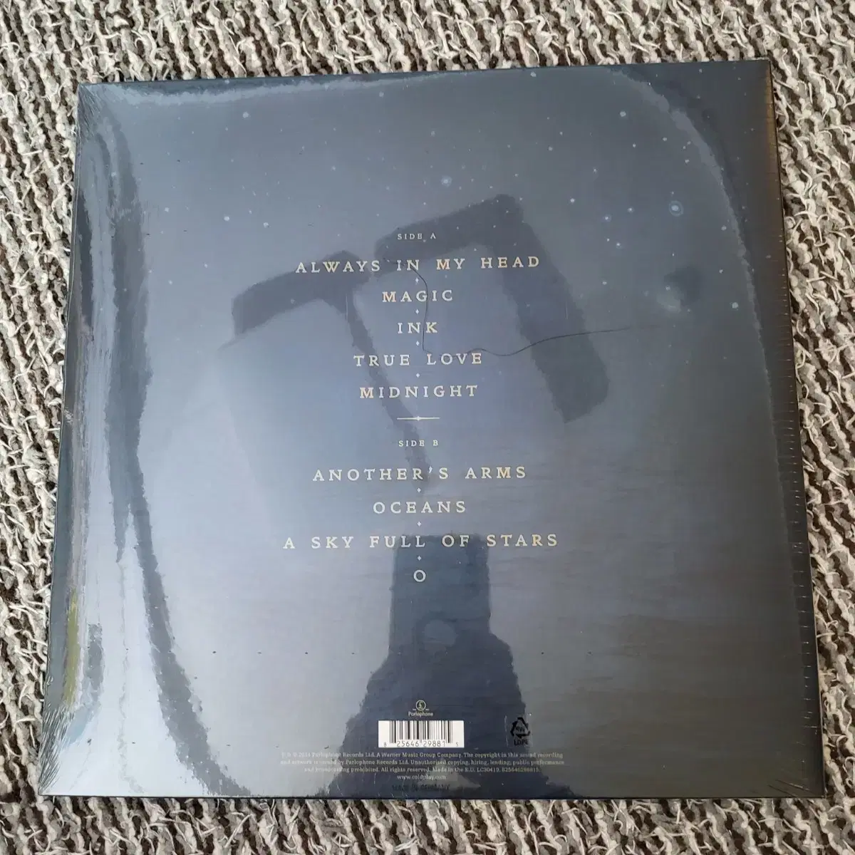 Coldplay 콜드플레이 6집 Ghost Stories 고중량 LP