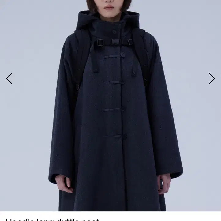 미세키서울 후디 롱 코트 hoodie long duffle coat