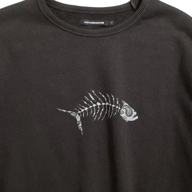 해칭룸 - Paisley Bone Fish Sweat Charcoal