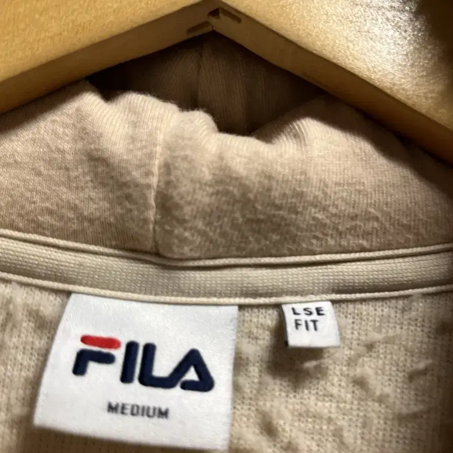 95-100 FILA 휠라 양털 뽀글이 루즈핏 후리스 후드티 정품