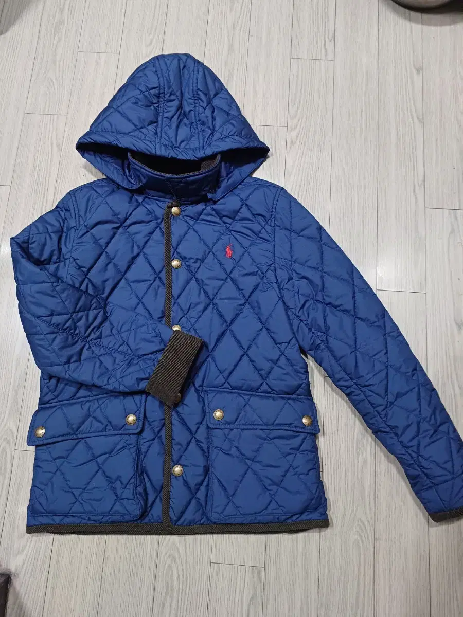 Polo Ralph Lauren Quilted Jacket Hat Detachable