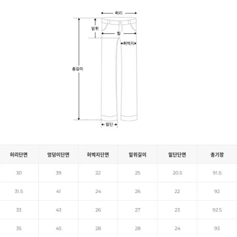 하와 올데이 부츠컷 데님 중청 새상품