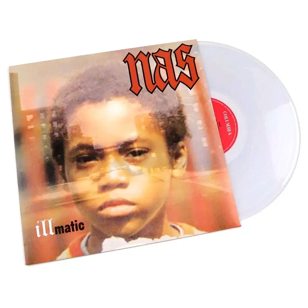 Nas 나스 1집 Illmatic 투명 화이트 컬러 에디션 독일반 LP