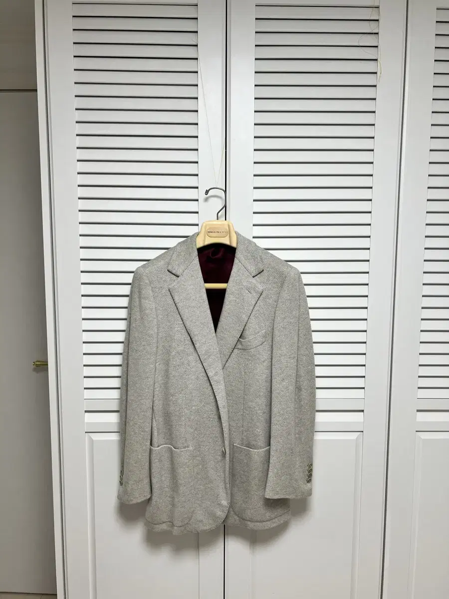 Loro Piana MTO Cashmere 100 Ivory Blazer Size 100 for sale