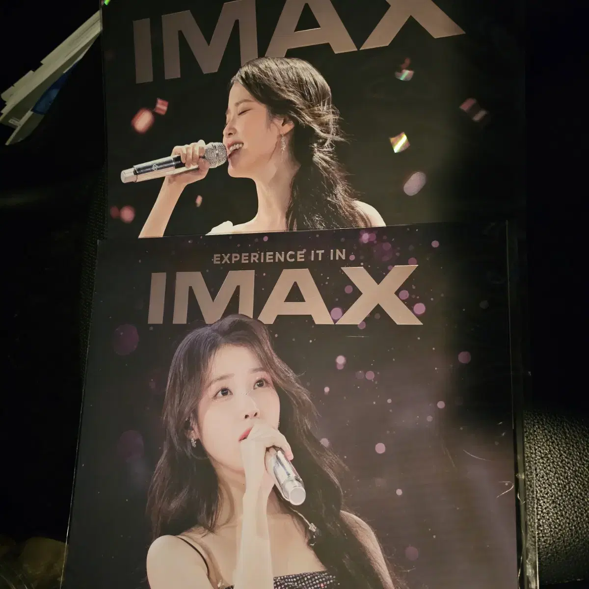 (일괄) 아이유 더위닝 cgv imax 아이맥스 포스터 특전 양도 포카x