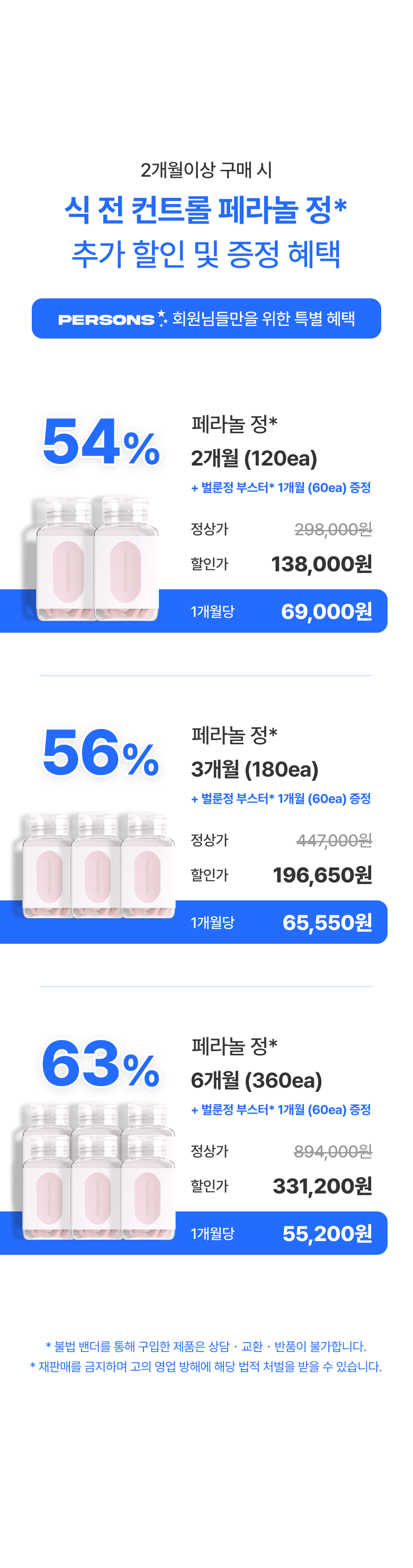 페라놀정 1000mg 60정. 완전새것.배송비 내드릴께요