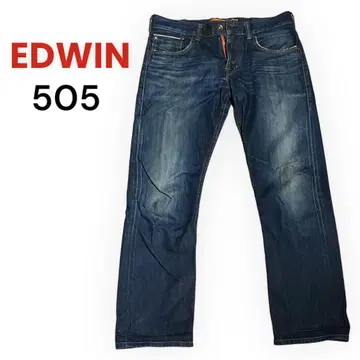 EDWIN 505 셀비지 데님 [뉴 빈티지] 레드 이어