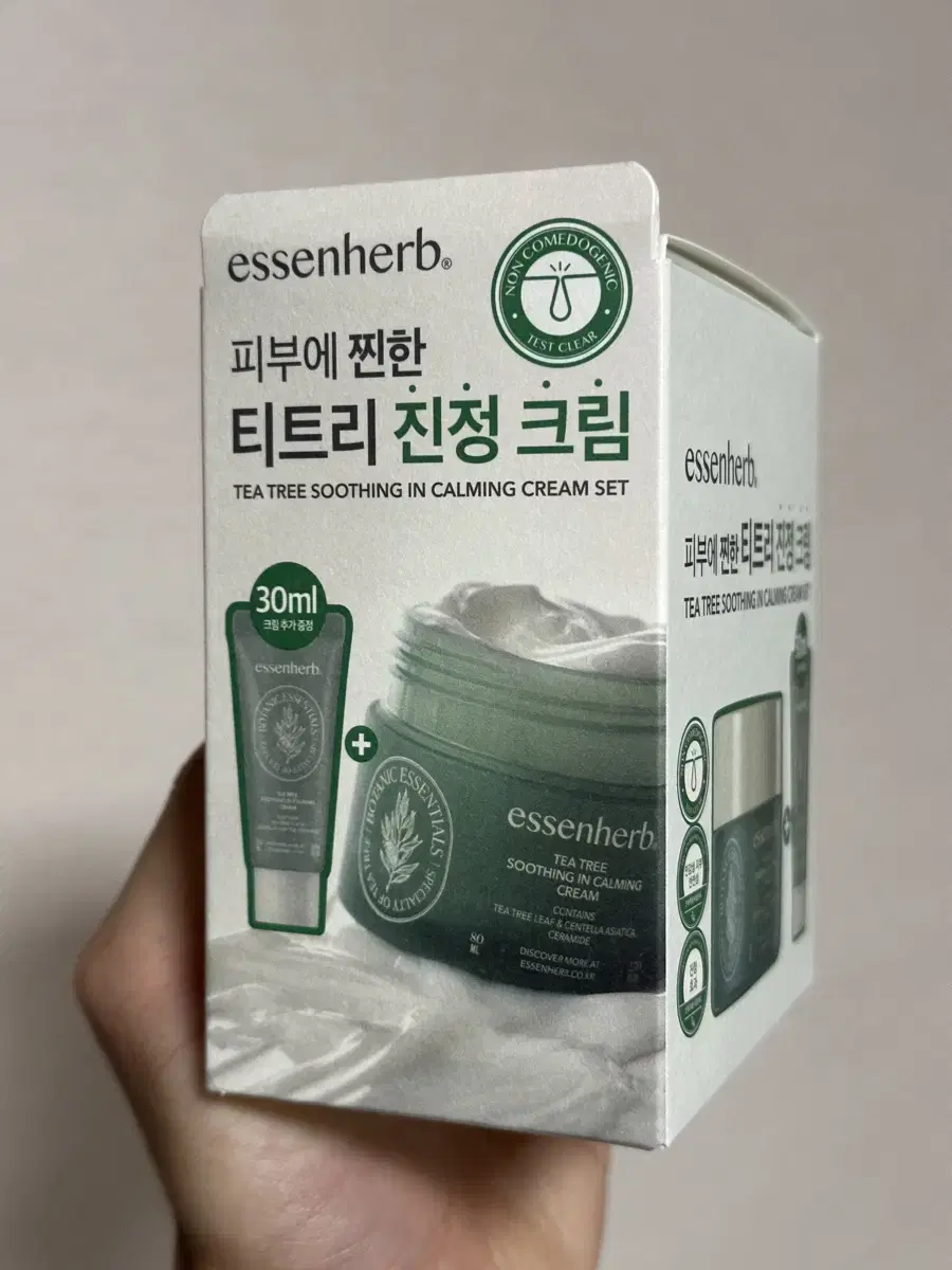 새상품) 에센허브 티트리 크림(80+30ml) 올리브영 기획