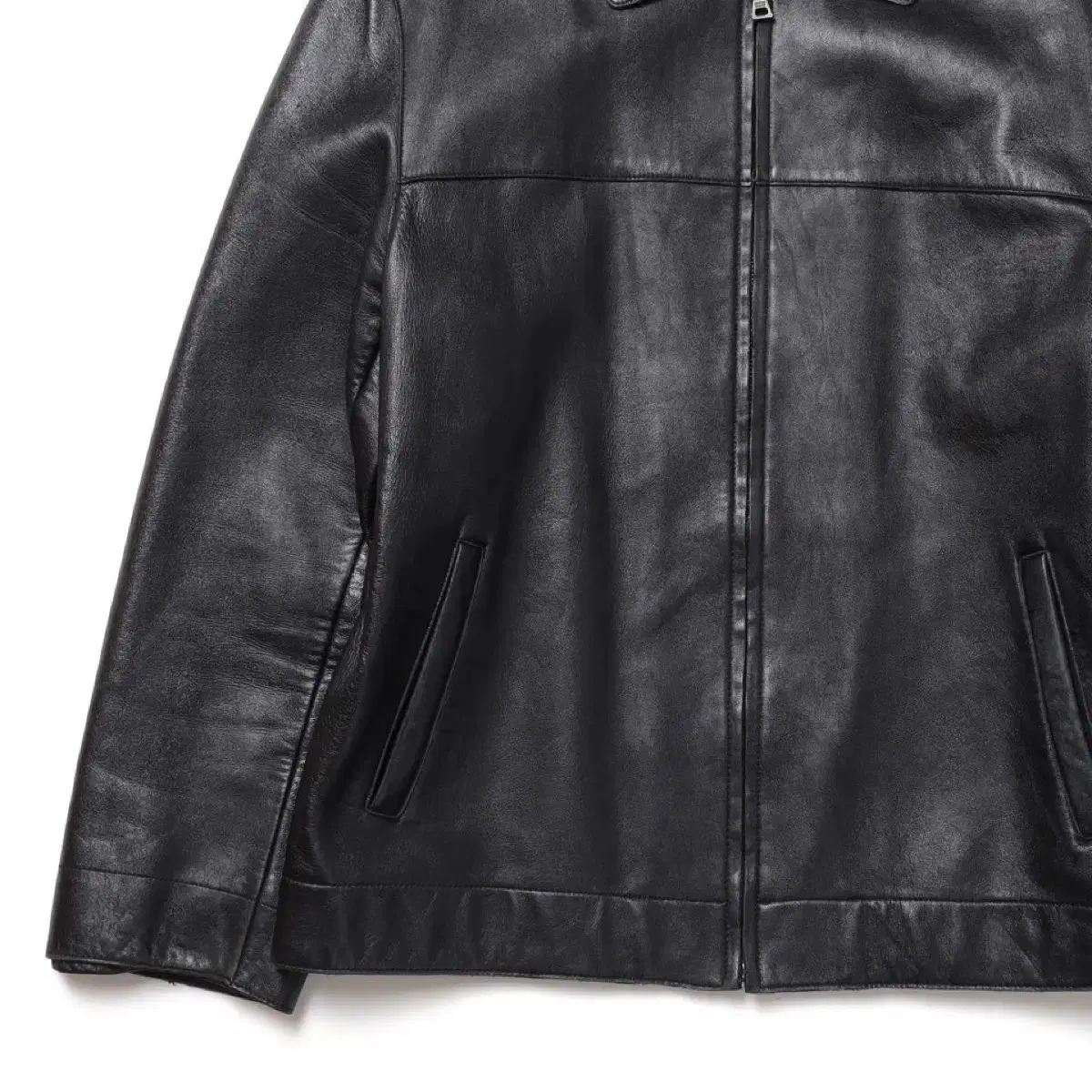 리바이스 Leather Zip-up Jacket