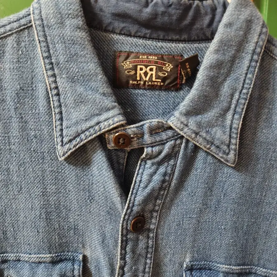 RRL 더블알엘 데님셔츠 M