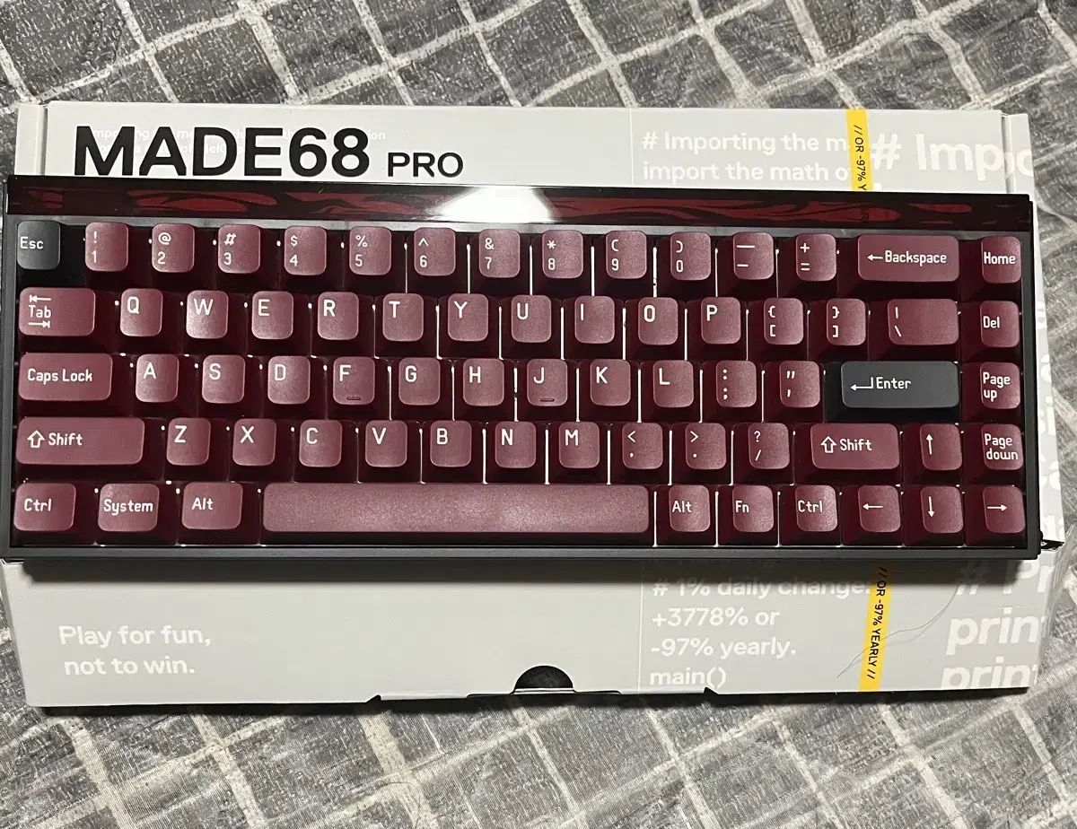 MelGeek made68 pro red