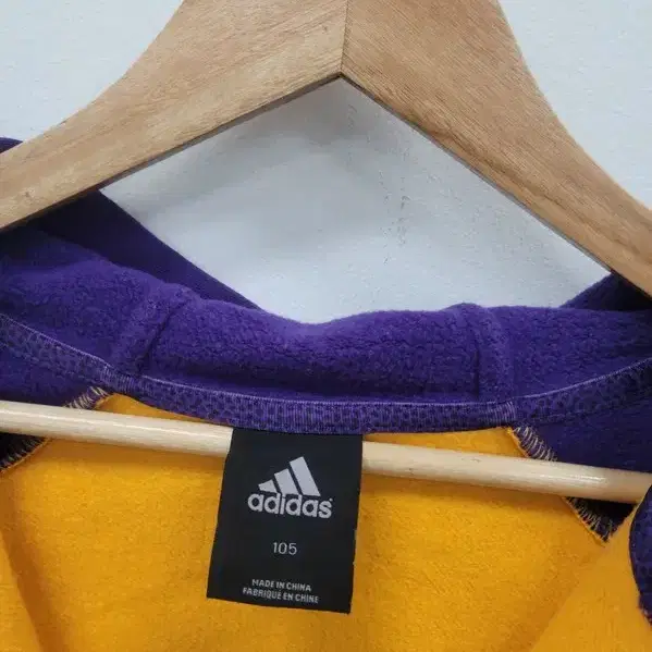 아디다스 Adidas LA레이커스 퍼플 집업 공용 105 A405