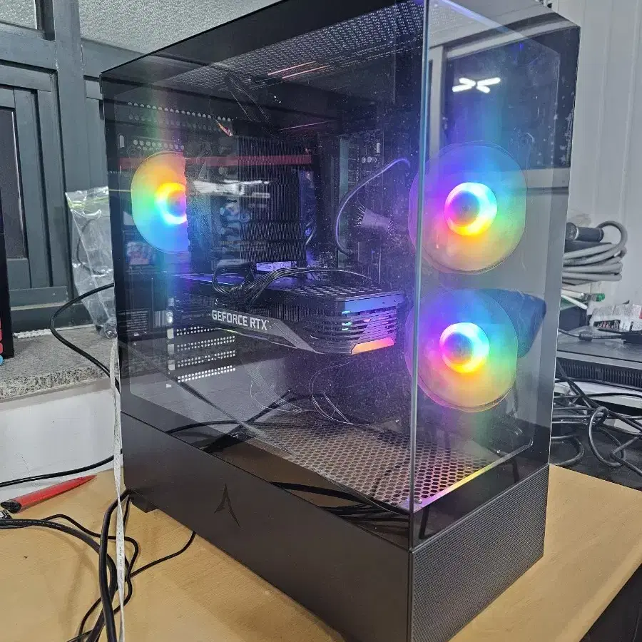 RYZEN 5600X,B550M,32G,500G,3060TI 본체팝니다