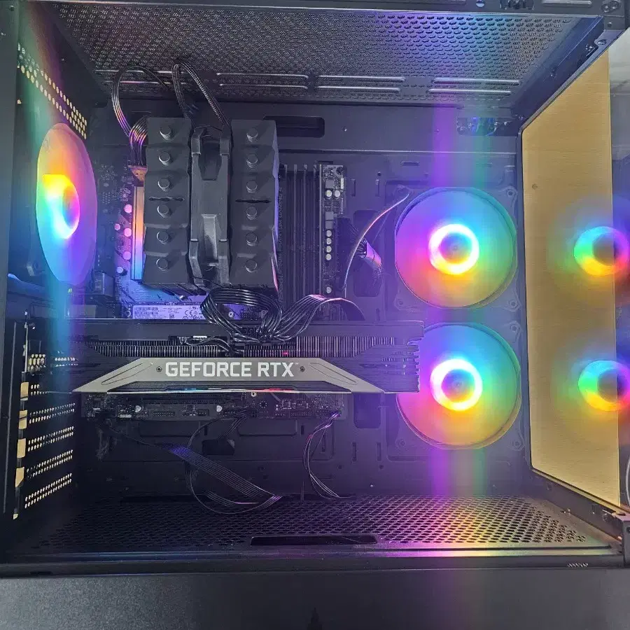 RYZEN 5600X,B550M,32G,500G,3060TI 본체팝니다