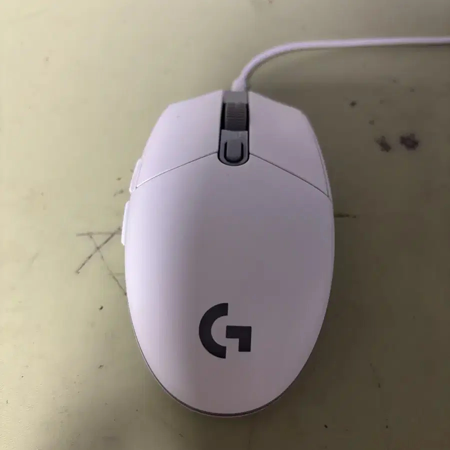 로지텍 g102 마우스 화이트