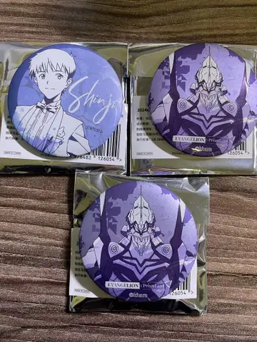 에반게리온 프리즘랜드 카페 한정판 중국 신지 창간호 캔배지