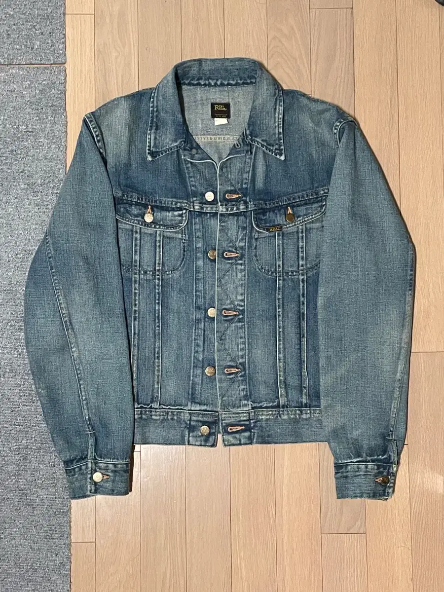 RRL (더블알엘) LOT 271 데님 트러커 자켓 (리랜드 워시)