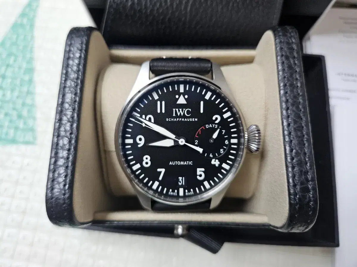 iwc 신형 빅파일럿 46 iw501001 7days 새제품급