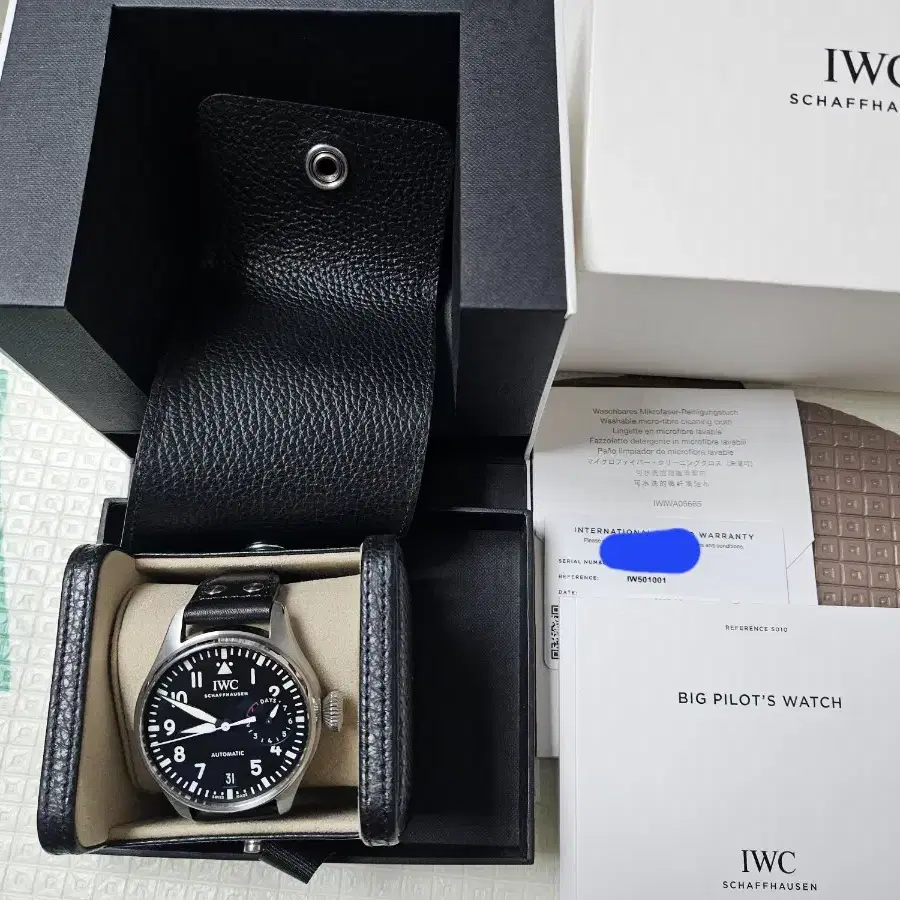 iwc 빅파일럿 46 iw501001 새제품급 신형 7days