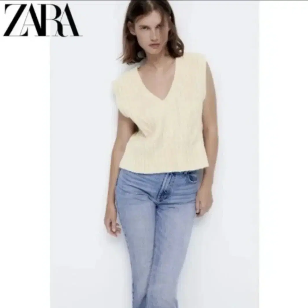 zara 자라 니트 조끼