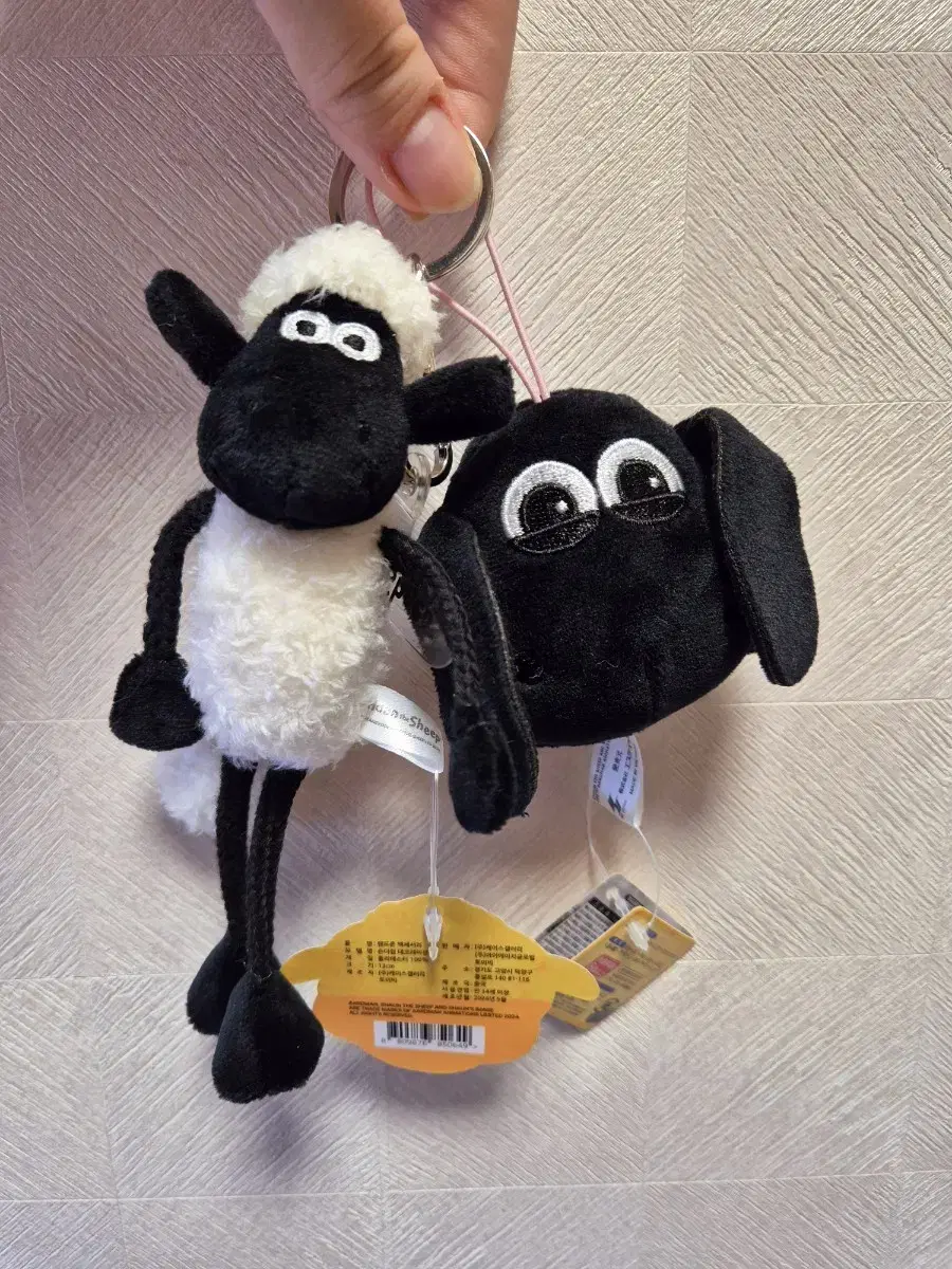 숀더쉽 키링 8cm 키링인형 Shaun the sheep 가방걸이인형