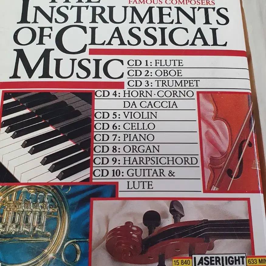 10개 악기 클래식10CD THE INSTRUMENTS OF CLASSI