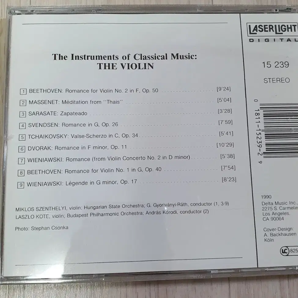 10개 악기 클래식10CD THE INSTRUMENTS OF CLASSI