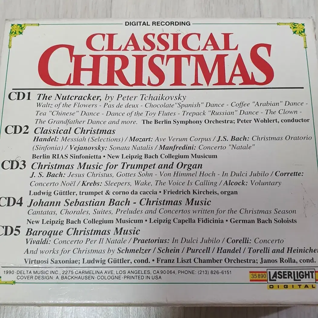 5CD.CLASSICAL CHRISTMAS 클래식 클레식