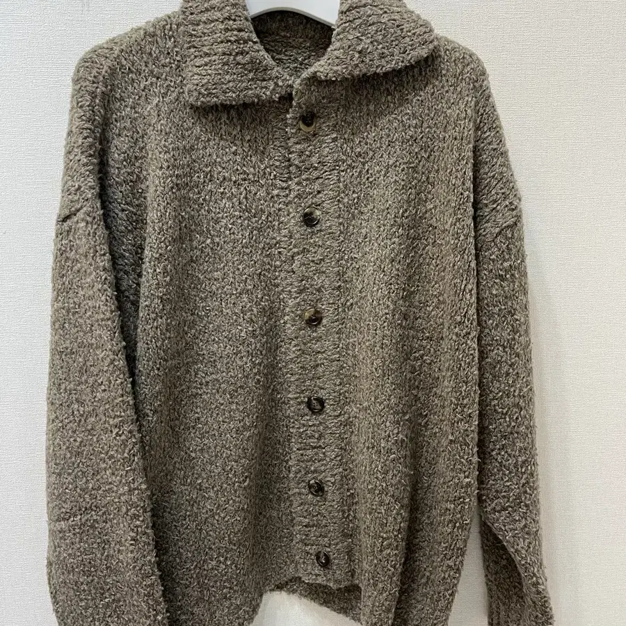 [M] 유스 youth brushed knit 카라 가디건