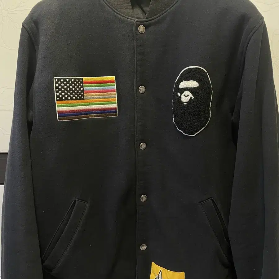 16ss 베이프 x 퓨추라 바시티 자켓 2xl