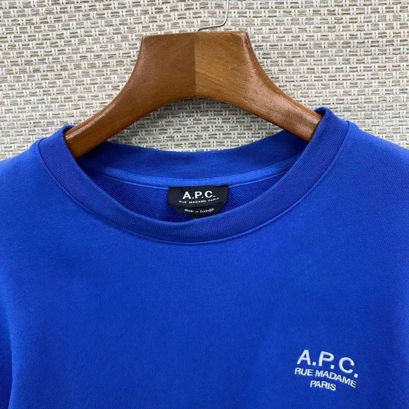 아페쎄 APC 캐쥬얼 블루 맨투맨 105 K07429